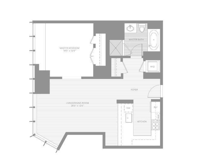 Detail Gallery Image 22 of 46 For 301 Mission St 10h,  San Francisco,  CA 94105 - 1 Beds | 1 Baths