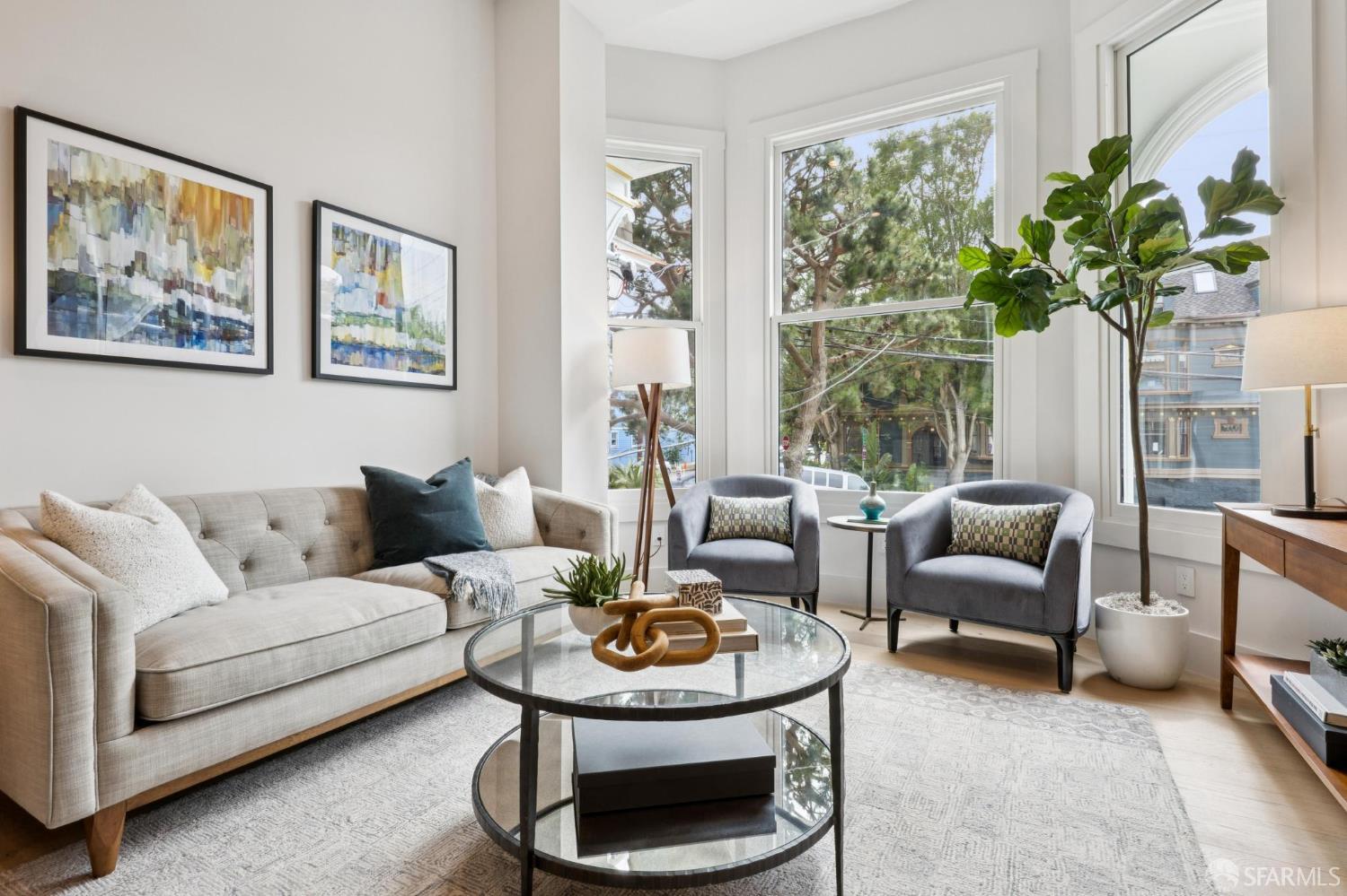 Detail Gallery Image 5 of 33 For 102 Baker St a,  San Francisco,  CA 94117 - 3 Beds | 3/1 Baths