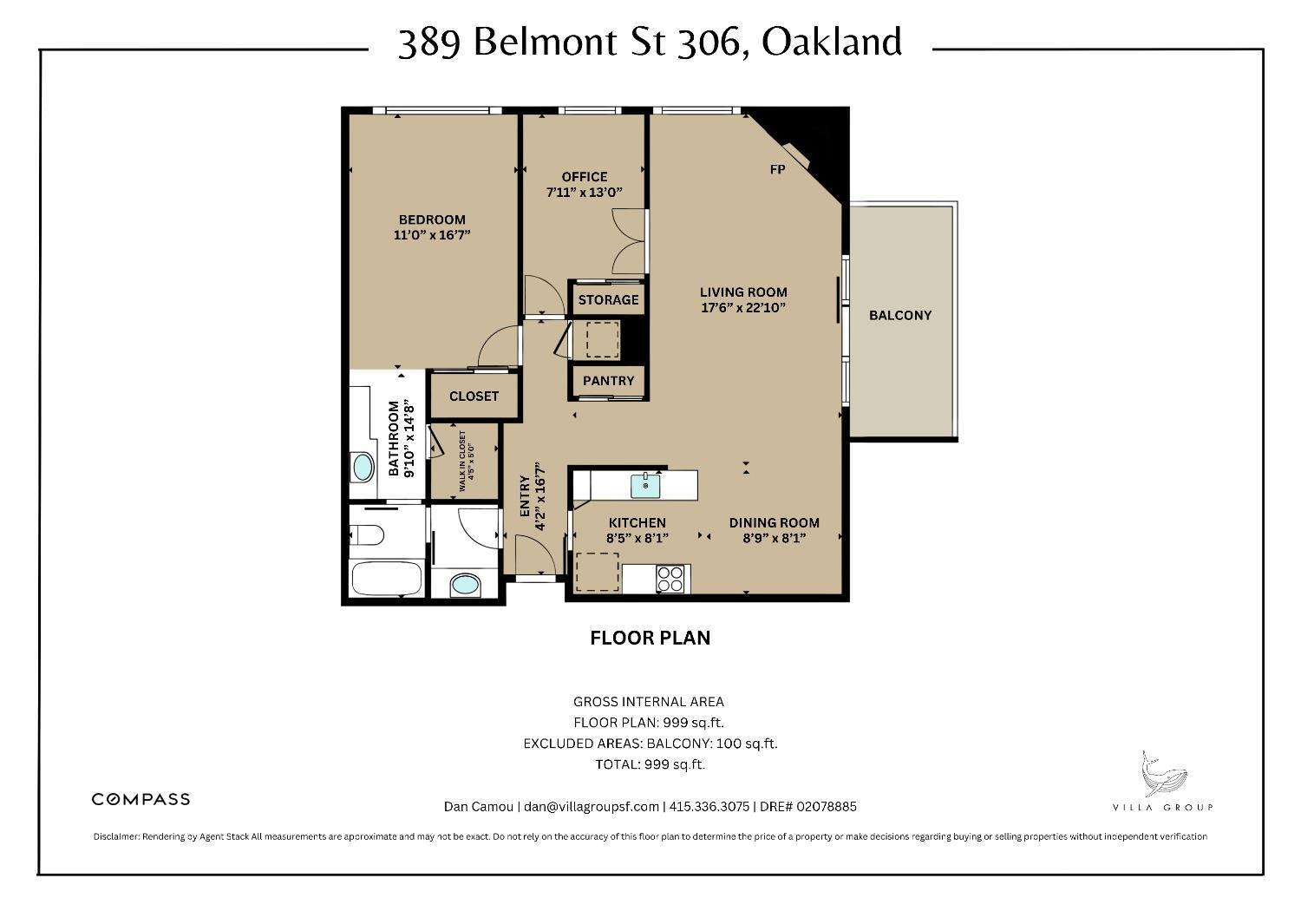 Detail Gallery Image 52 of 52 For 389 Belmont St #306,  Oakland,  CA 94610 - 2 Beds | 1 Baths