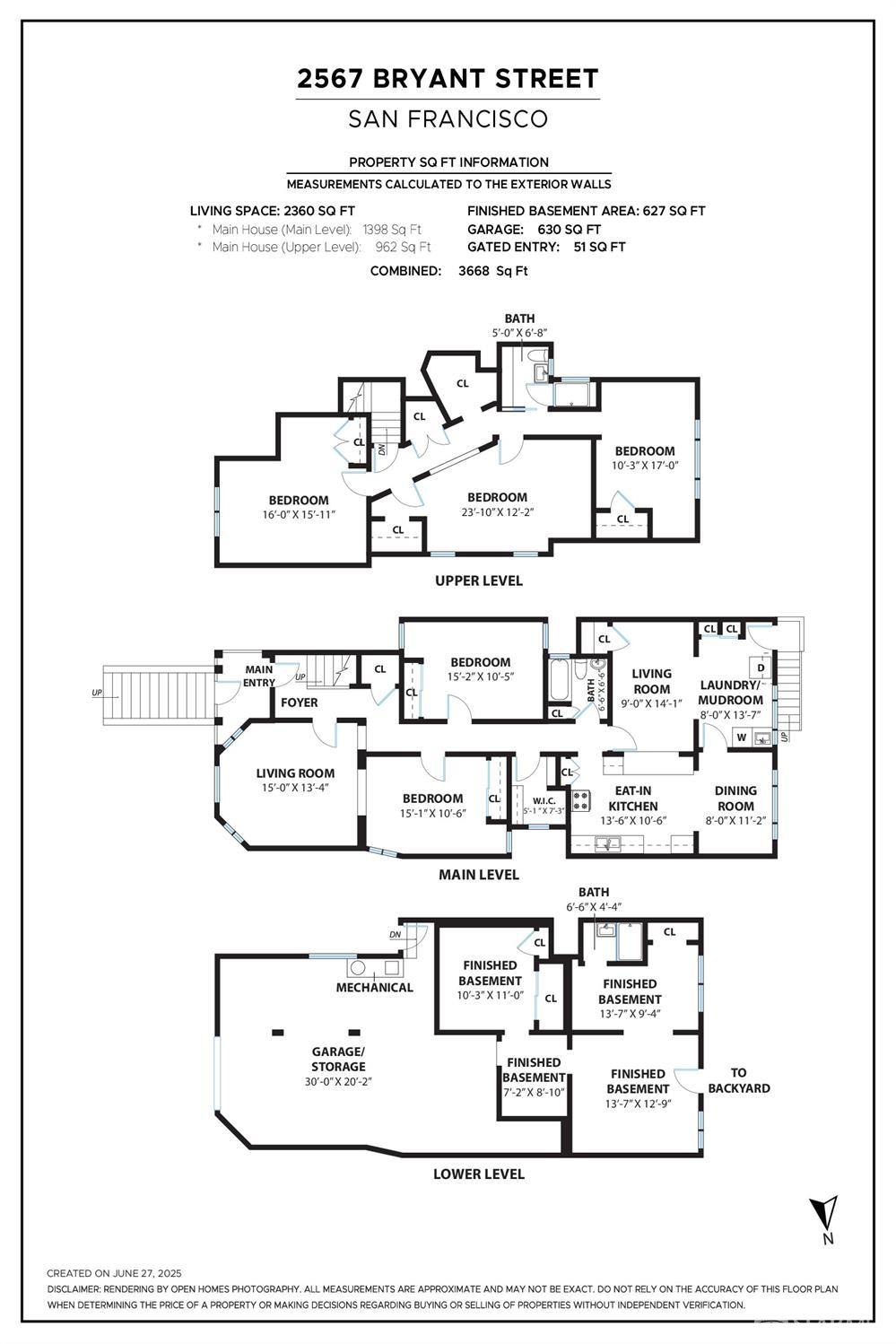 Detail Gallery Image 34 of 35 For 2567 Bryant St, San Francisco,  CA 94110 - 5 Beds | 2 Baths
