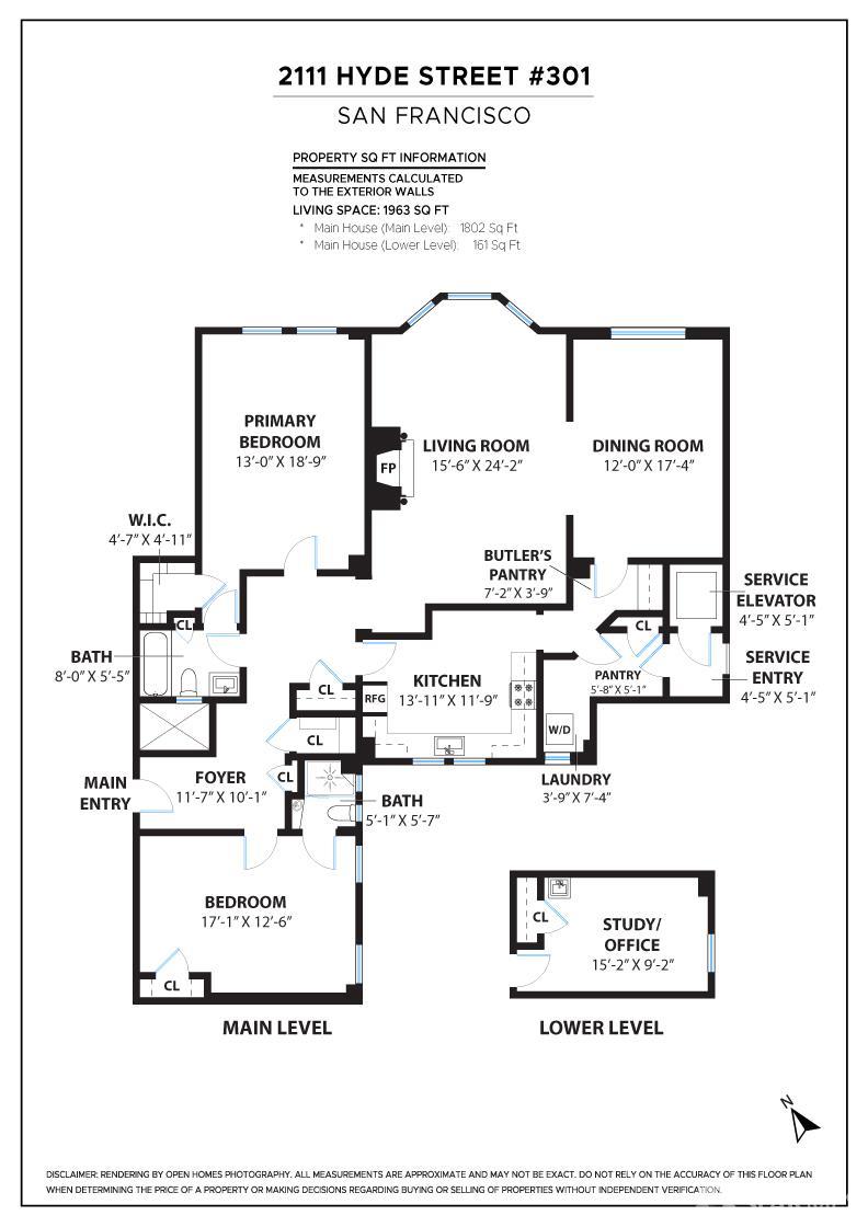 Detail Gallery Image 27 of 27 For 2111 Hyde St #301,  San Francisco,  CA 94109 - 2 Beds | 2 Baths