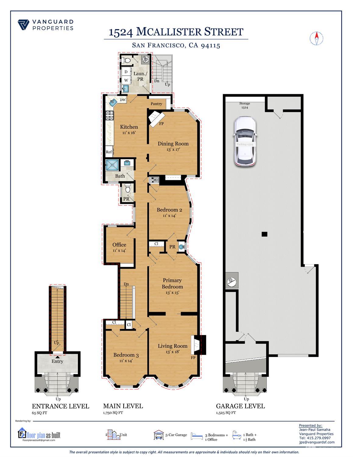 Detail Gallery Image 52 of 52 For 1524 Mcallister St, San Francisco,  CA 94115 - 3 Beds | 1/1 Baths