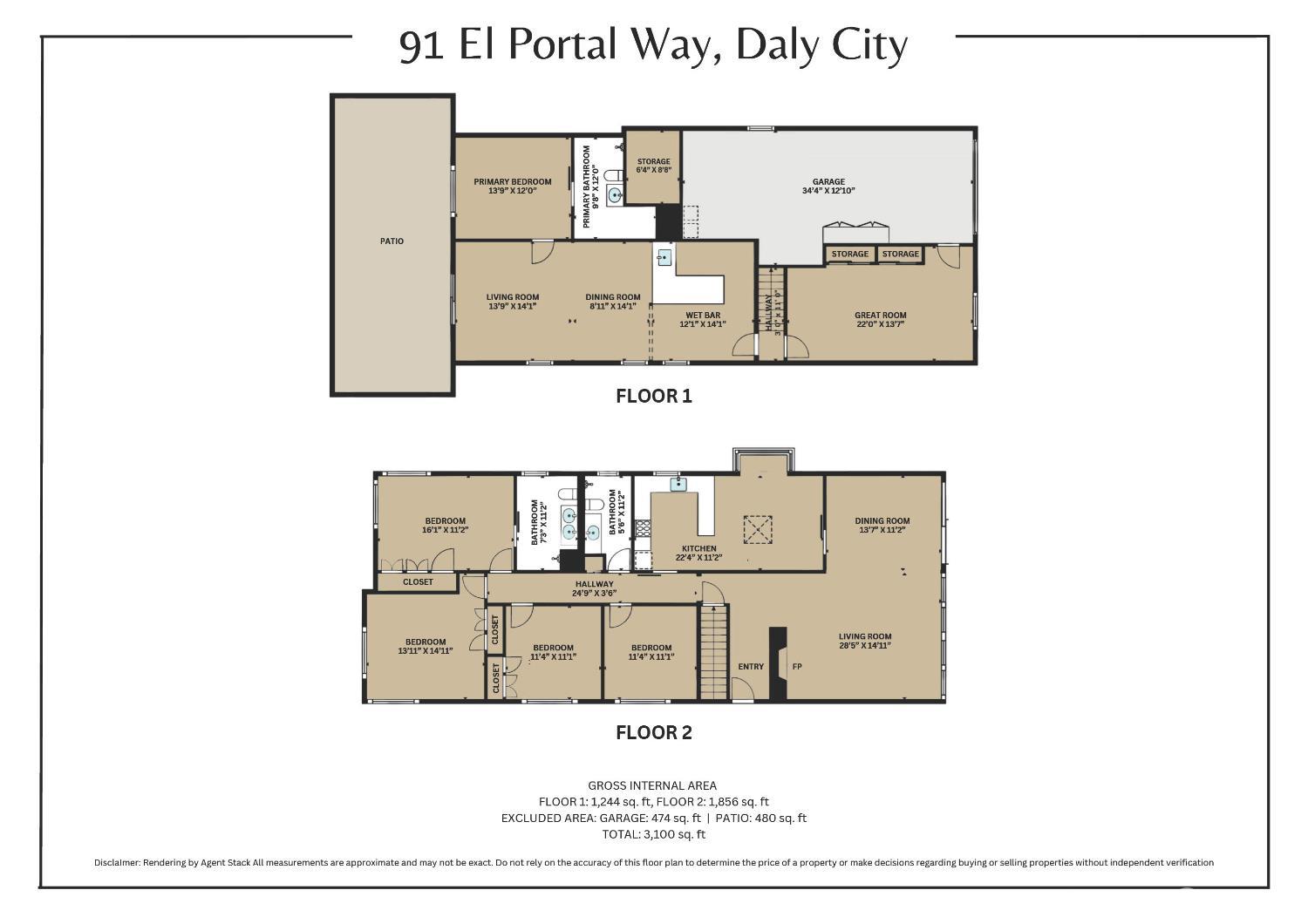 Detail Gallery Image 3 of 87 For 91 El Portal Way, Daly City,  CA 94015 - 6 Beds | 3 Baths