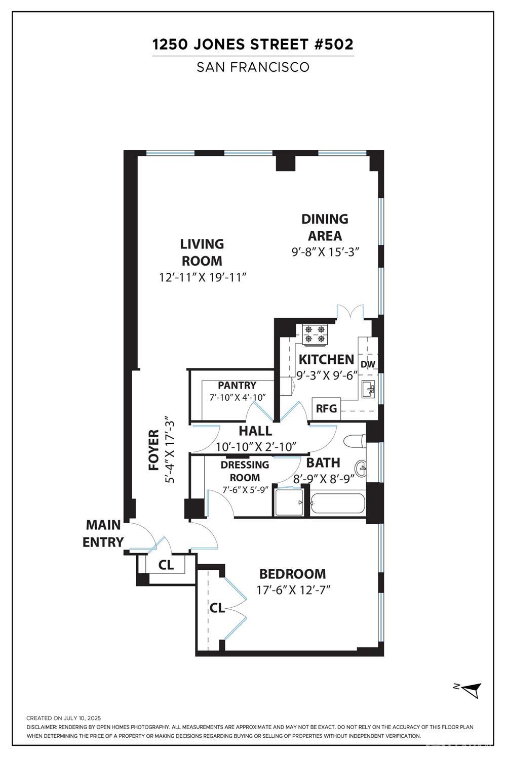 Detail Gallery Image 26 of 26 For 1250 Jones St #502,  San Francisco,  CA 94109 - 1 Beds | 1 Baths