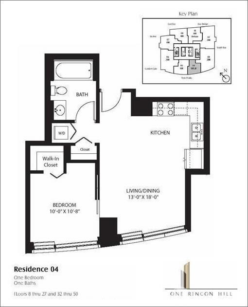 Detail Gallery Image 24 of 24 For 425 1st St #3304,  San Francisco,  CA 94105 - 1 Beds | 1 Baths