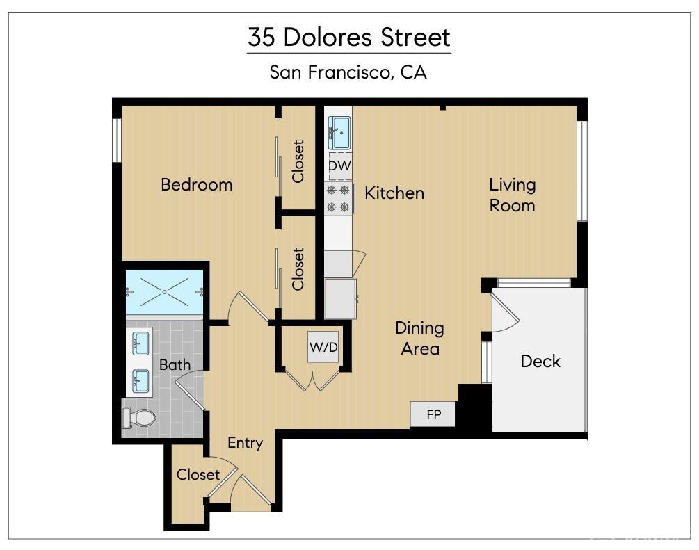 Detail Gallery Image 36 of 36 For 35 Dolores St #204,  San Francisco,  CA 94103 - 1 Beds | 1 Baths