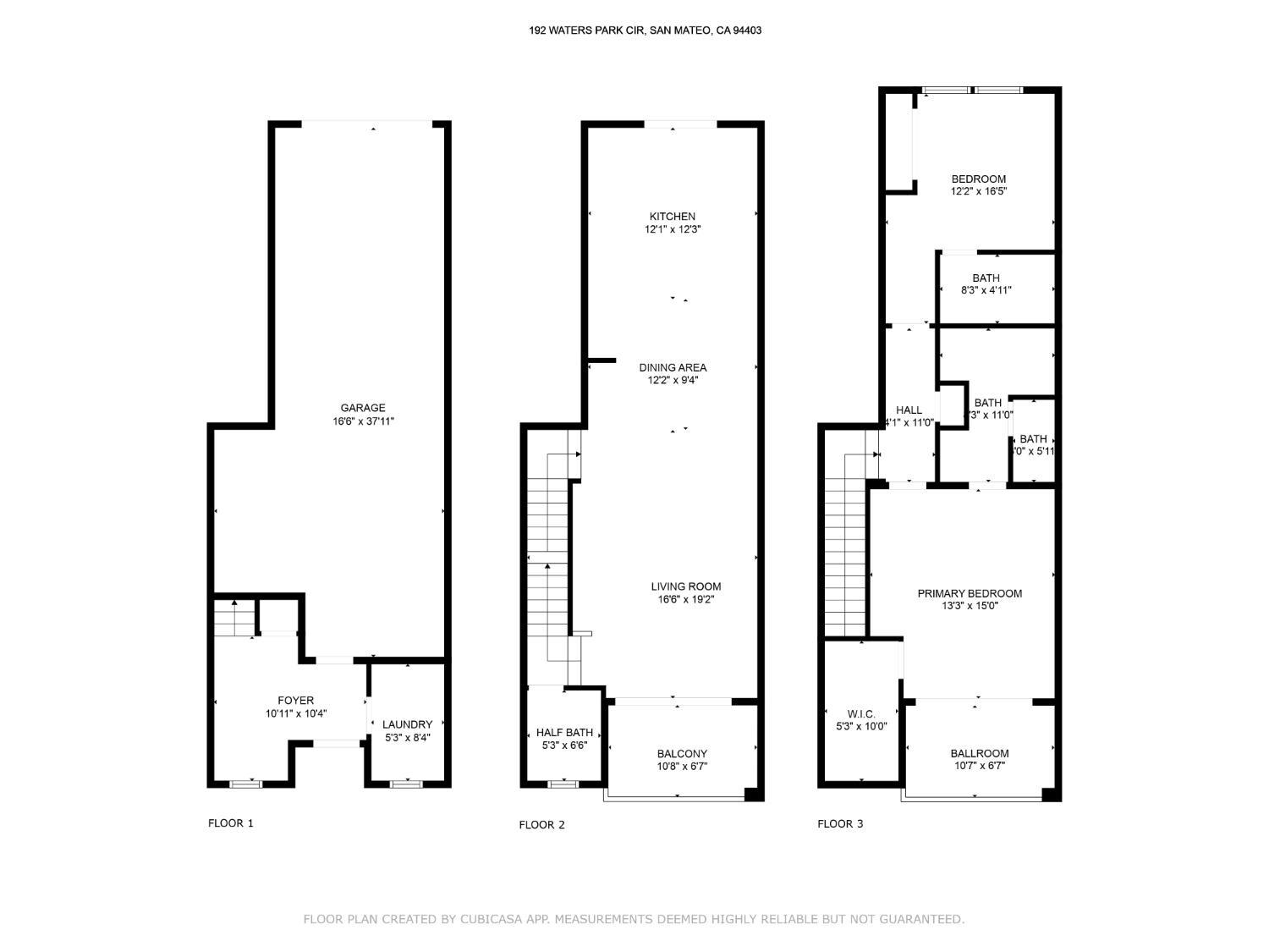 Detail Gallery Image 33 of 33 For 192 Waters Park Cir #2,  San Mateo,  CA 94403 - 2 Beds | 2/1 Baths