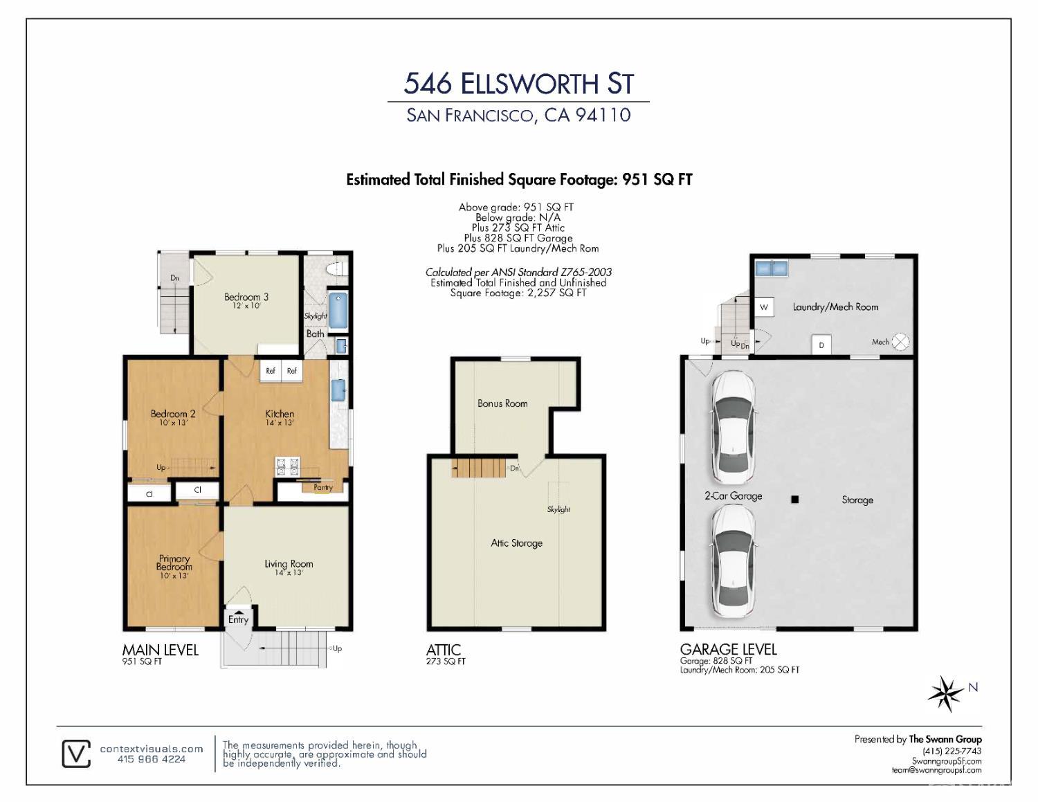 Detail Gallery Image 4 of 5 For 546 Ellsworth St, San Francisco,  CA 94110 - 3 Beds | 1 Baths