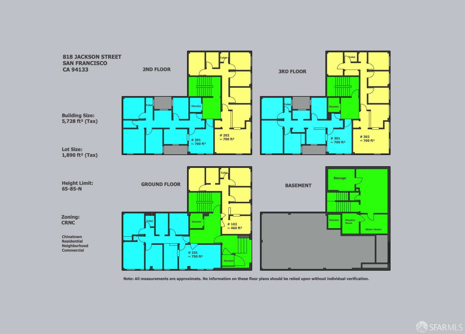 Detail Gallery Image 5 of 5 For 818 Jackson St, San Francisco,  CA 94133 - – Beds | – Baths