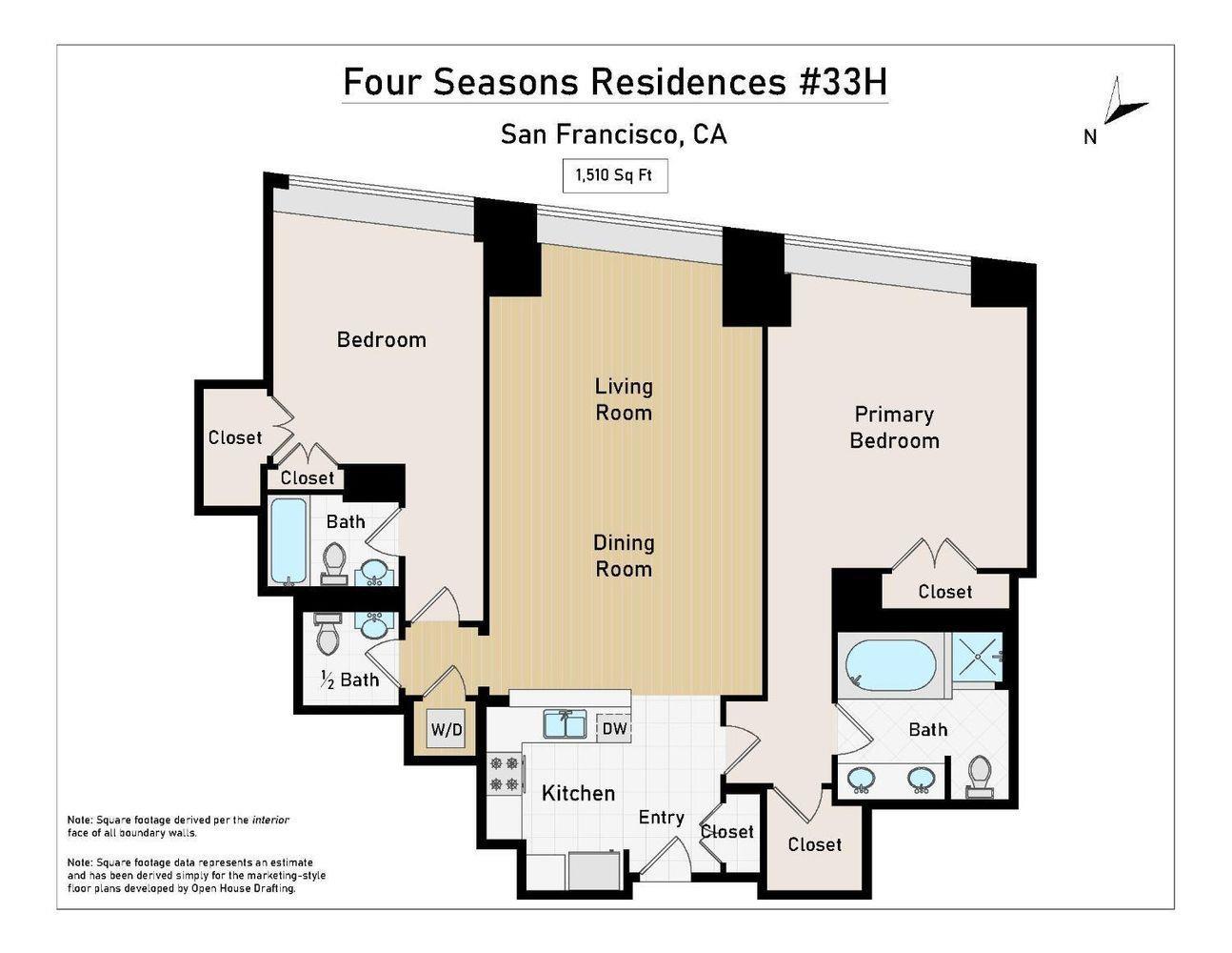 Detail Gallery Image 5 of 29 For 765 Market St 33h,  San Francisco,  CA 94103 - 2 Beds | 2/1 Baths