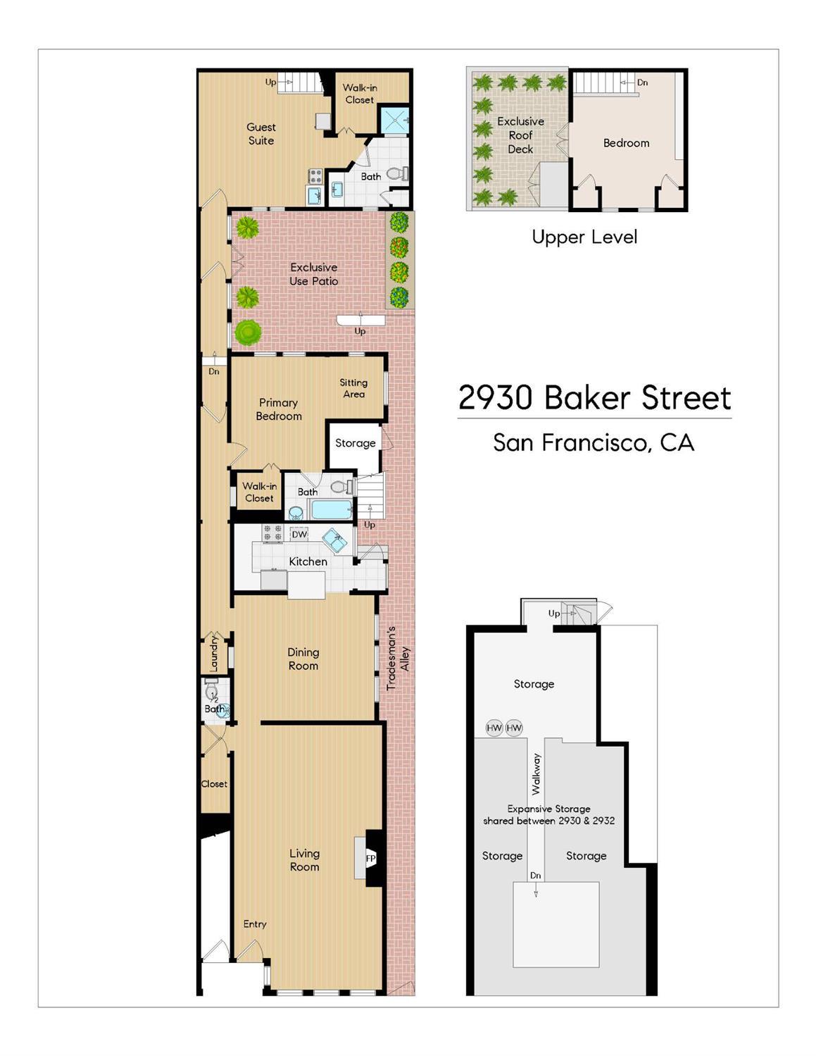 Detail Gallery Image 48 of 76 For 2930 Baker St, San Francisco,  CA 94123 - 2 Beds | 2/1 Baths