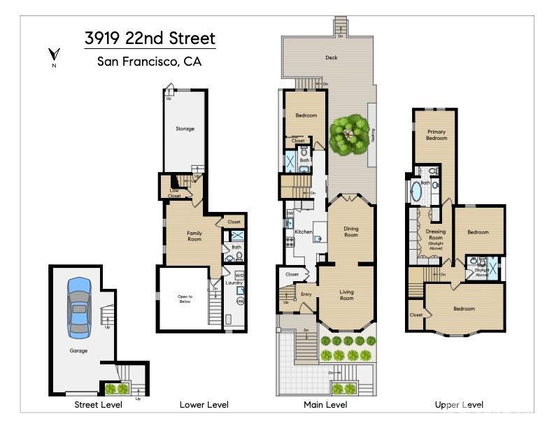 Detail Gallery Image 72 of 72 For 3919 22nd St, San Francisco,  CA 94114 - 4 Beds | 4 Baths