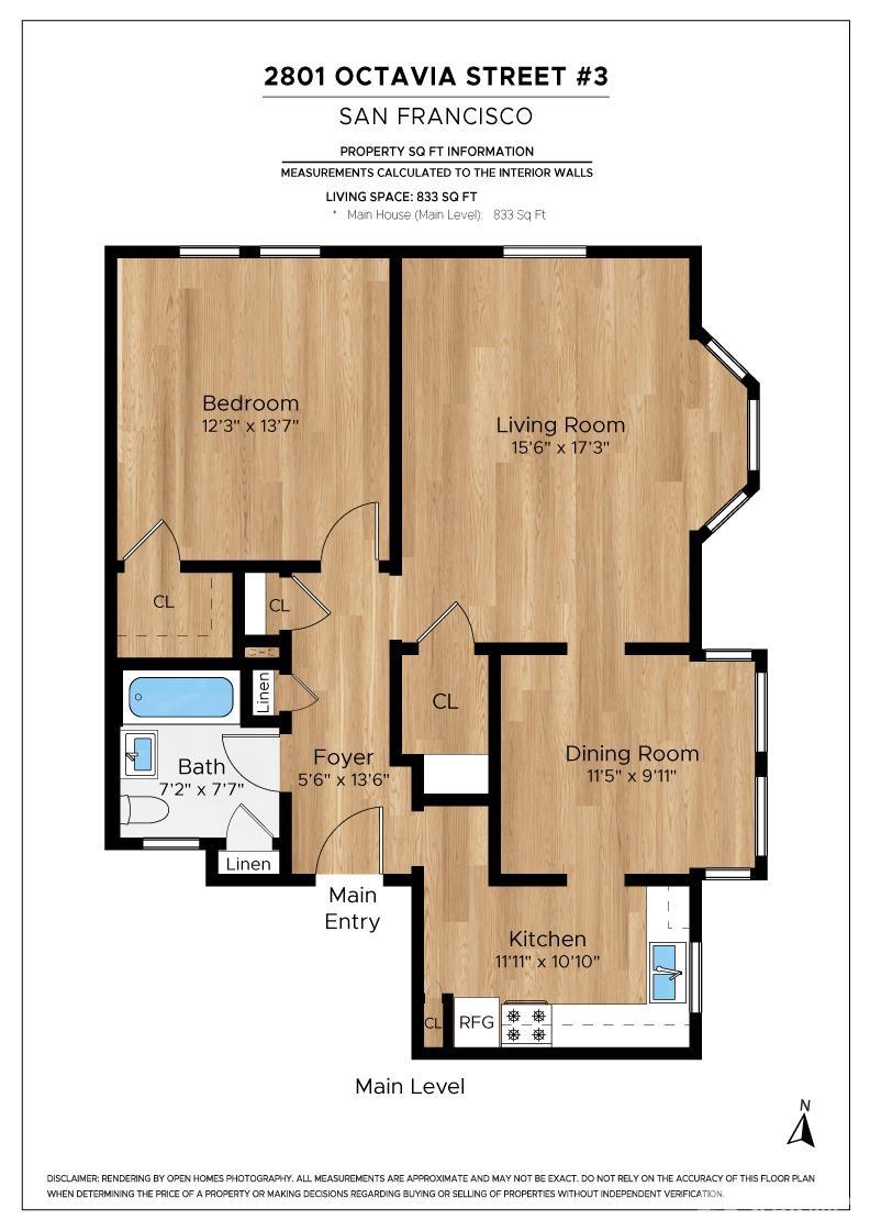 Detail Gallery Image 18 of 18 For 2801 Octavia St #3,  San Francisco,  CA 94123 - 1 Beds | 1 Baths