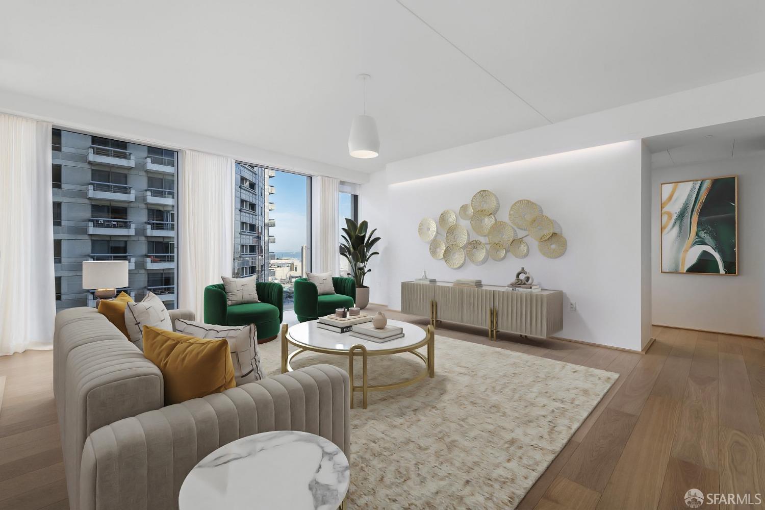 Detail Gallery Image 3 of 38 For 1 Steuart Ln #1005,  San Francisco,  CA 94105 - 2 Beds | 2/1 Baths