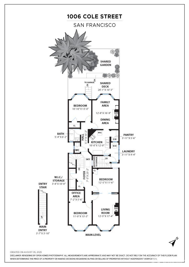 Detail Gallery Image 5 of 46 For 1006 Cole St, San Francisco,  CA 94117 - 3 Beds | 1 Baths