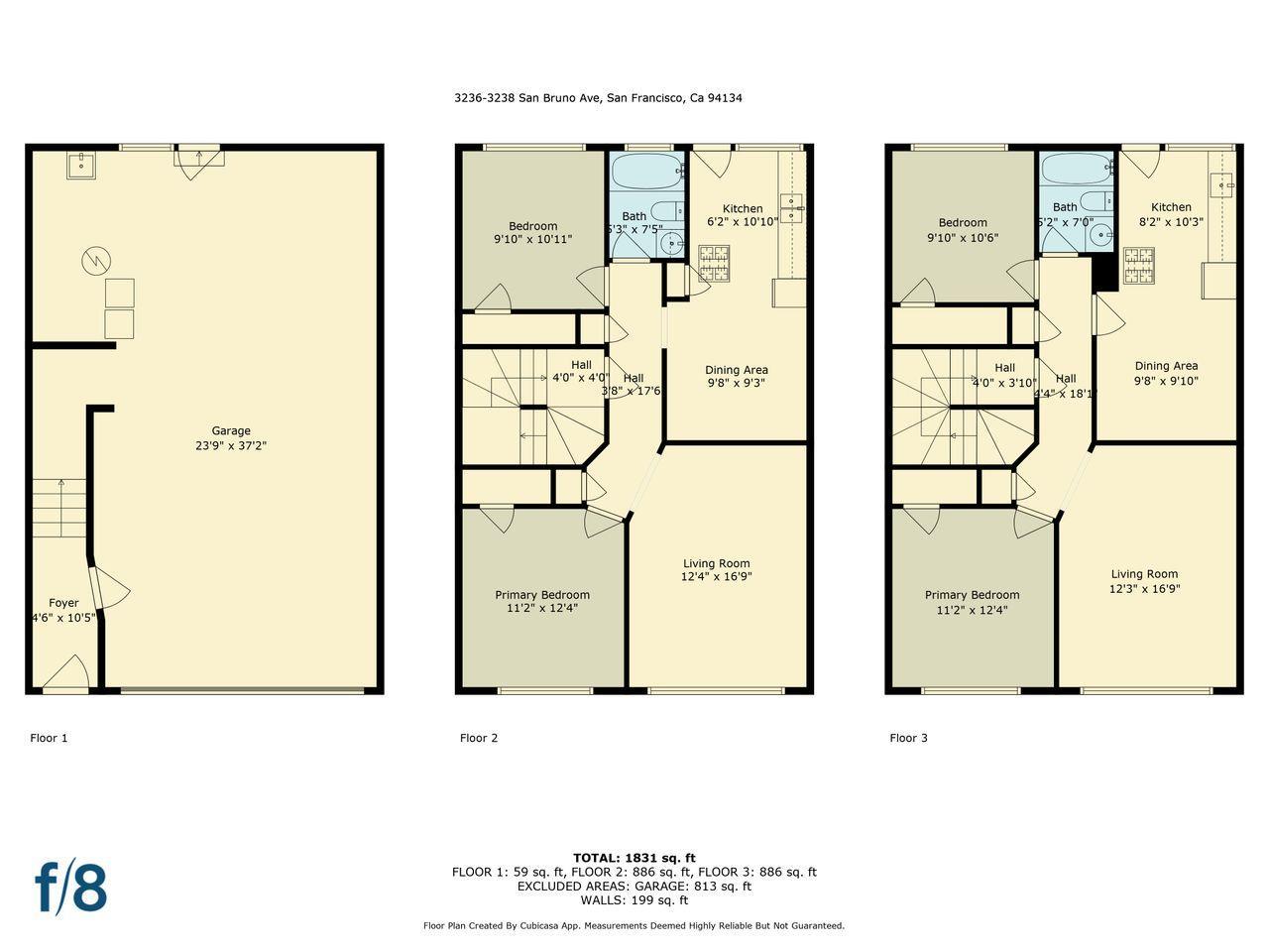Detail Gallery Image 2 of 37 For 3236 San Bruno Ave, San Francisco,  CA 94134 - – Beds | – Baths