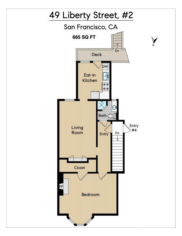 Detail Gallery Image 28 of 30 For 49 Liberty St #2,  San Francisco,  CA 94110 - 1 Beds | 1 Baths