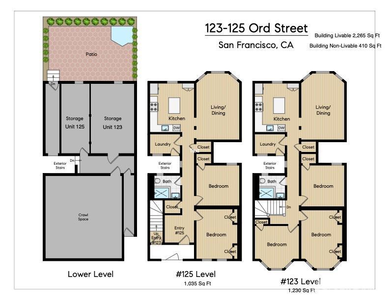 Detail Gallery Image 22 of 29 For 123 Ord St, San Francisco,  CA 94114 - – Beds | – Baths