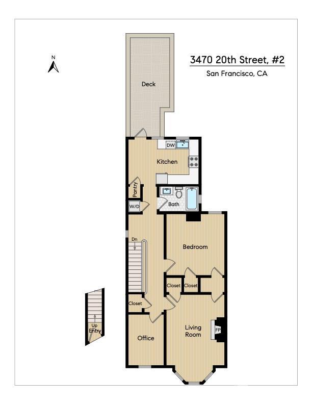 Detail Gallery Image 23 of 23 For 3470 20th St #2,  San Francisco,  CA 94110 - 2 Beds | 1 Baths