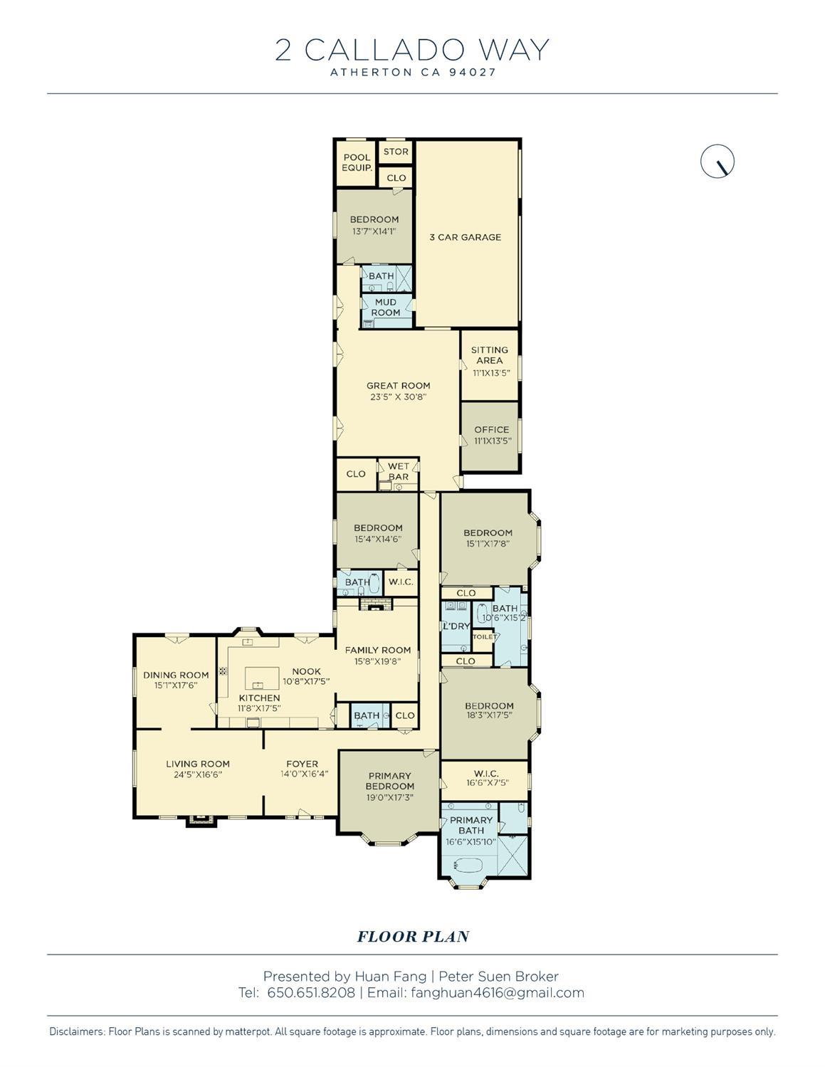 Detail Gallery Image 43 of 43 For 2 Callado Way, Atherton,  CA 94027 - 5 Beds | 4/1 Baths