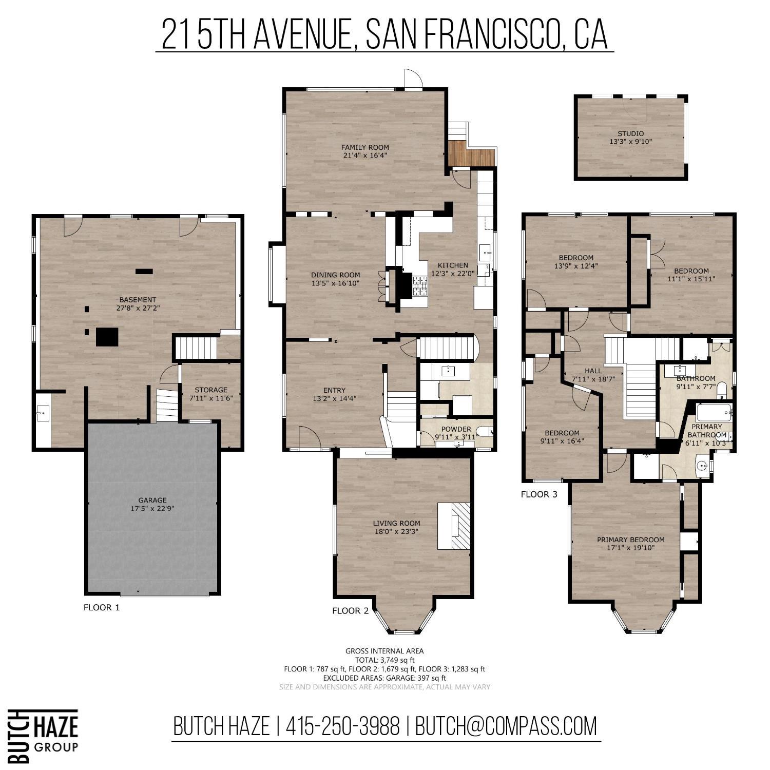 Detail Gallery Image 17 of 17 For 21 5th Ave, San Francisco,  CA 94118 - 4 Beds | 2/1 Baths