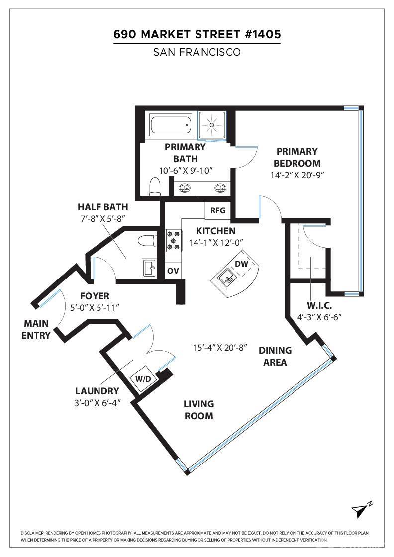 Detail Gallery Image 29 of 29 For 690 Market St #1405,  San Francisco,  CA 94104 - 1 Beds | 1/1 Baths