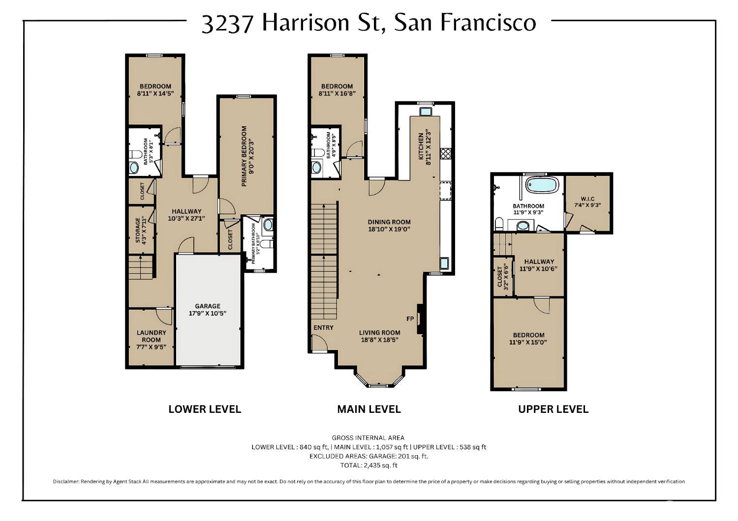 Detail Gallery Image 68 of 98 For 3237 Harrison St, San Francisco,  CA 94110 - 4 Beds | 4 Baths