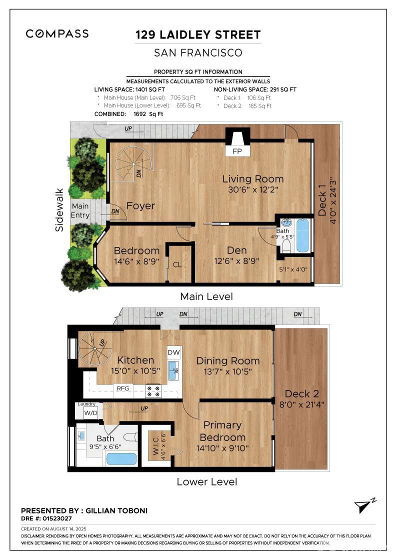 Detail Gallery Image 53 of 54 For 129 Laidley St, San Francisco,  CA 94131 - 2 Beds | 2 Baths