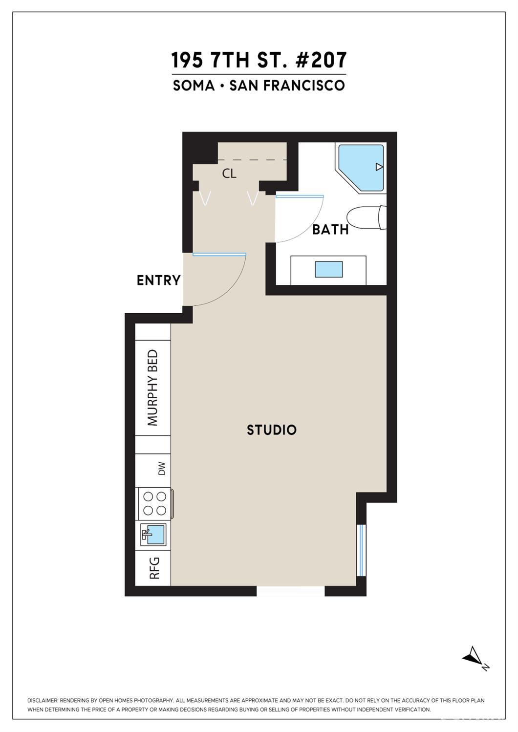 Detail Gallery Image 25 of 25 For 195 7th St #207,  San Francisco,  CA 94103 - 0 Beds | 1 Baths