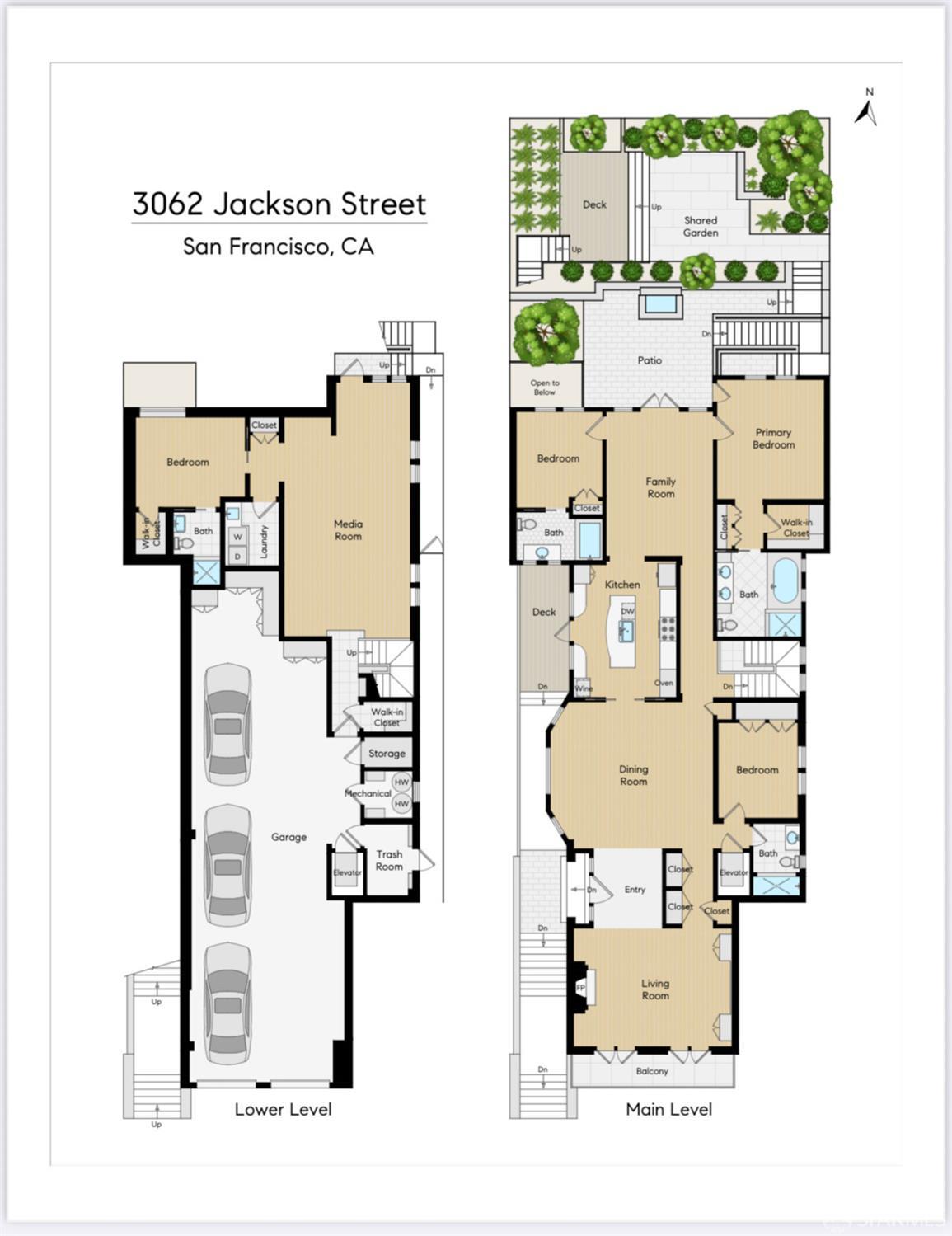 Detail Gallery Image 19 of 19 For 3062 Jackson St, San Francisco,  CA 94115 - 4 Beds | 4 Baths