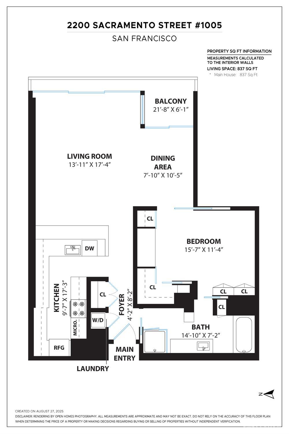 Detail Gallery Image 62 of 62 For 2200 Sacramento St #1005,  San Francisco,  CA 94115 - 1 Beds | 1 Baths