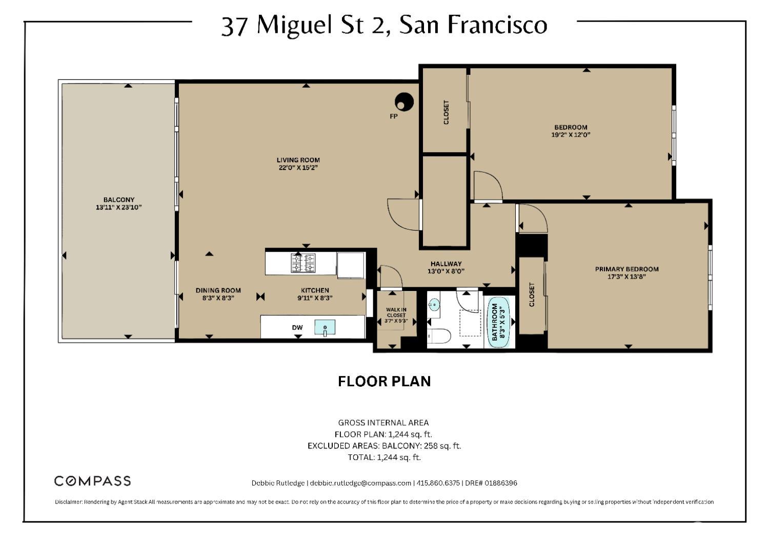 Detail Gallery Image 49 of 49 For 37 Miguel St #2,  San Francisco,  CA 94131 - 2 Beds | 1 Baths