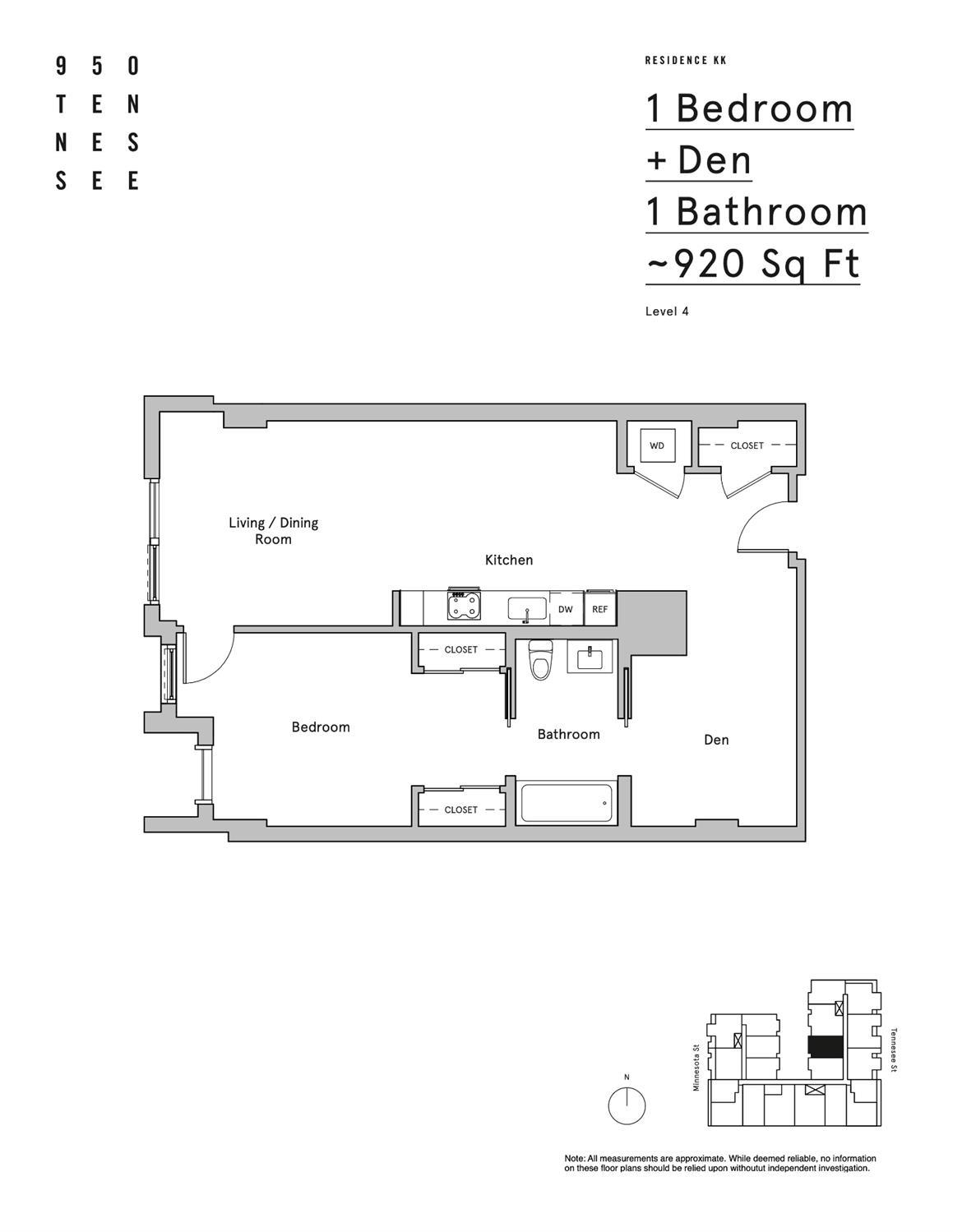 Detail Gallery Image 14 of 28 For 950 Tennessee St #416,  San Francisco,  CA 94107 - 1 Beds | 1 Baths