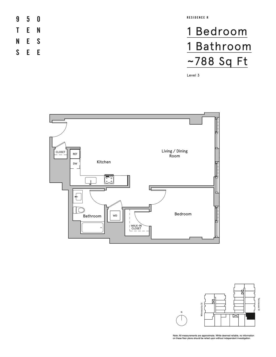 Detail Gallery Image 7 of 20 For 950 Tennessee St #316,  San Francisco,  CA 94107 - 1 Beds | 1 Baths