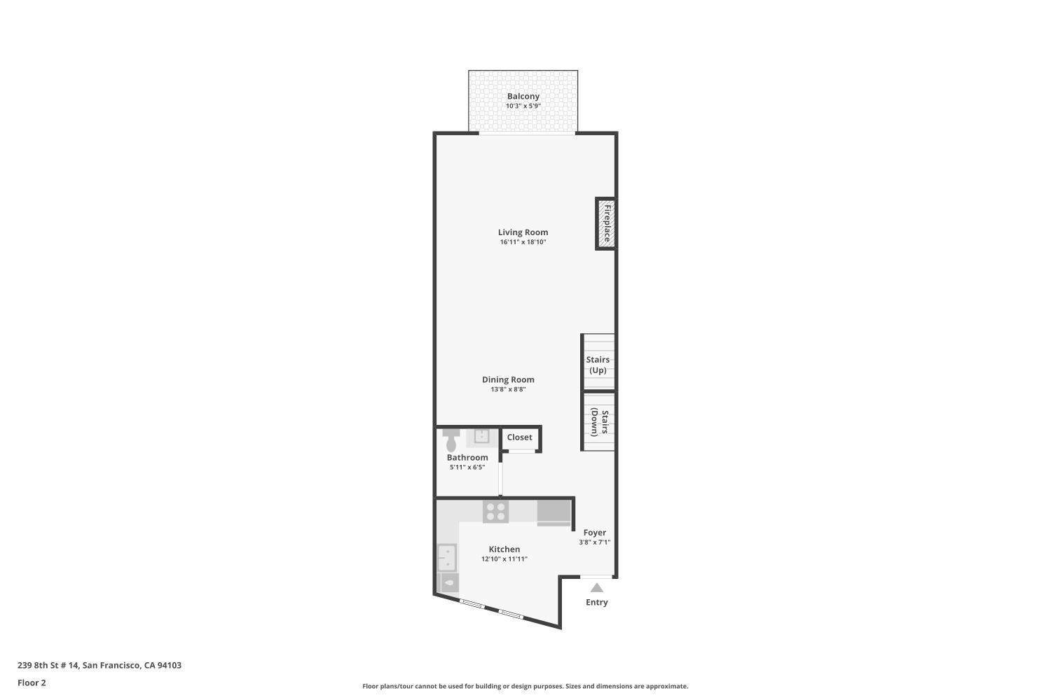 Detail Gallery Image 55 of 57 For 239 8th St #14,  San Francisco,  CA 94103 - 3 Beds | 2/1 Baths