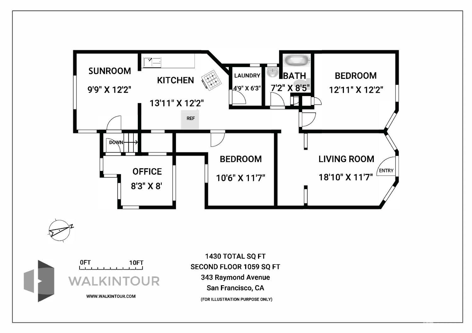 Detail Gallery Image 32 of 33 For 343 Raymond Ave, San Francisco,  CA 94134 - 4 Beds | 1 Baths