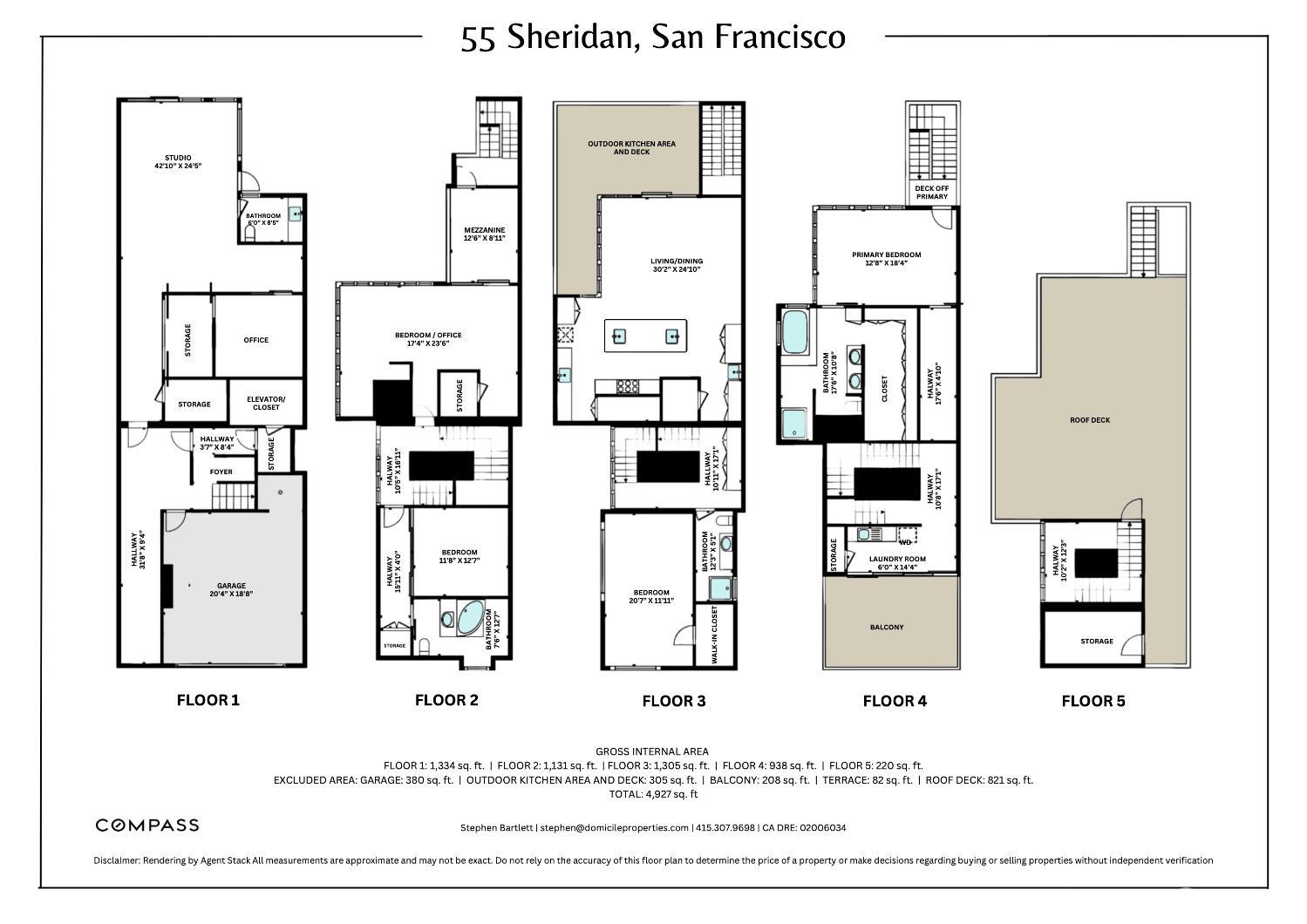 Detail Gallery Image 58 of 58 For 55 Sheridan St, San Francisco,  CA 94103 - 4 Beds | 3/1 Baths