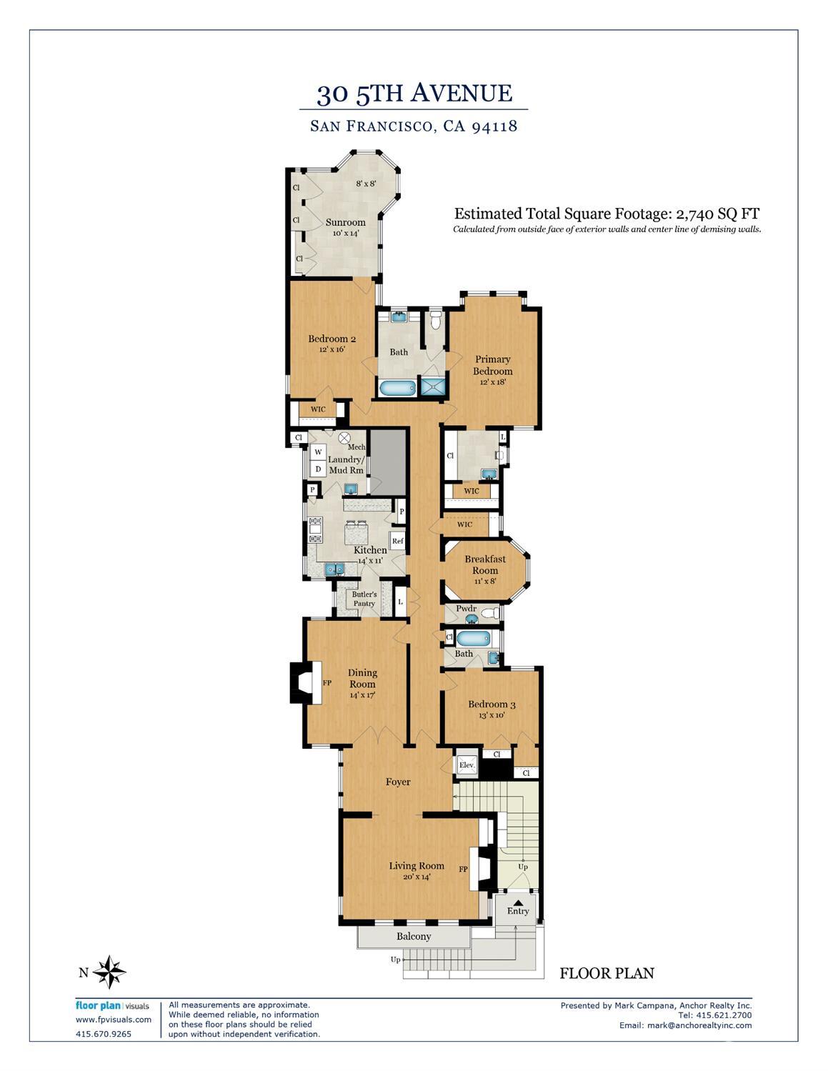 Detail Gallery Image 17 of 17 For 30 5th Ave, San Francisco,  CA 94118 - 3 Beds | 2 Baths