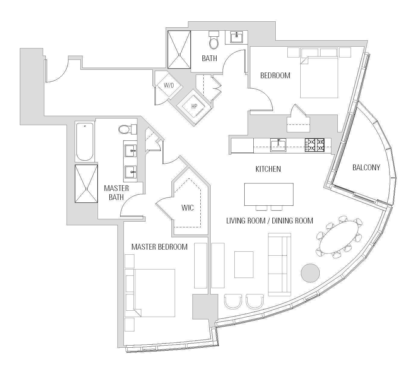 Detail Gallery Image 35 of 48 For 201 Folsom St 16a,  San Francisco,  CA 94105 - 2 Beds | 2 Baths