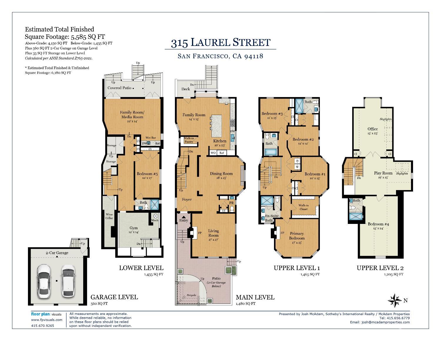 Detail Gallery Image 42 of 42 For 315 Laurel St, San Francisco,  CA 94118 - 6 Beds | 5/1 Baths