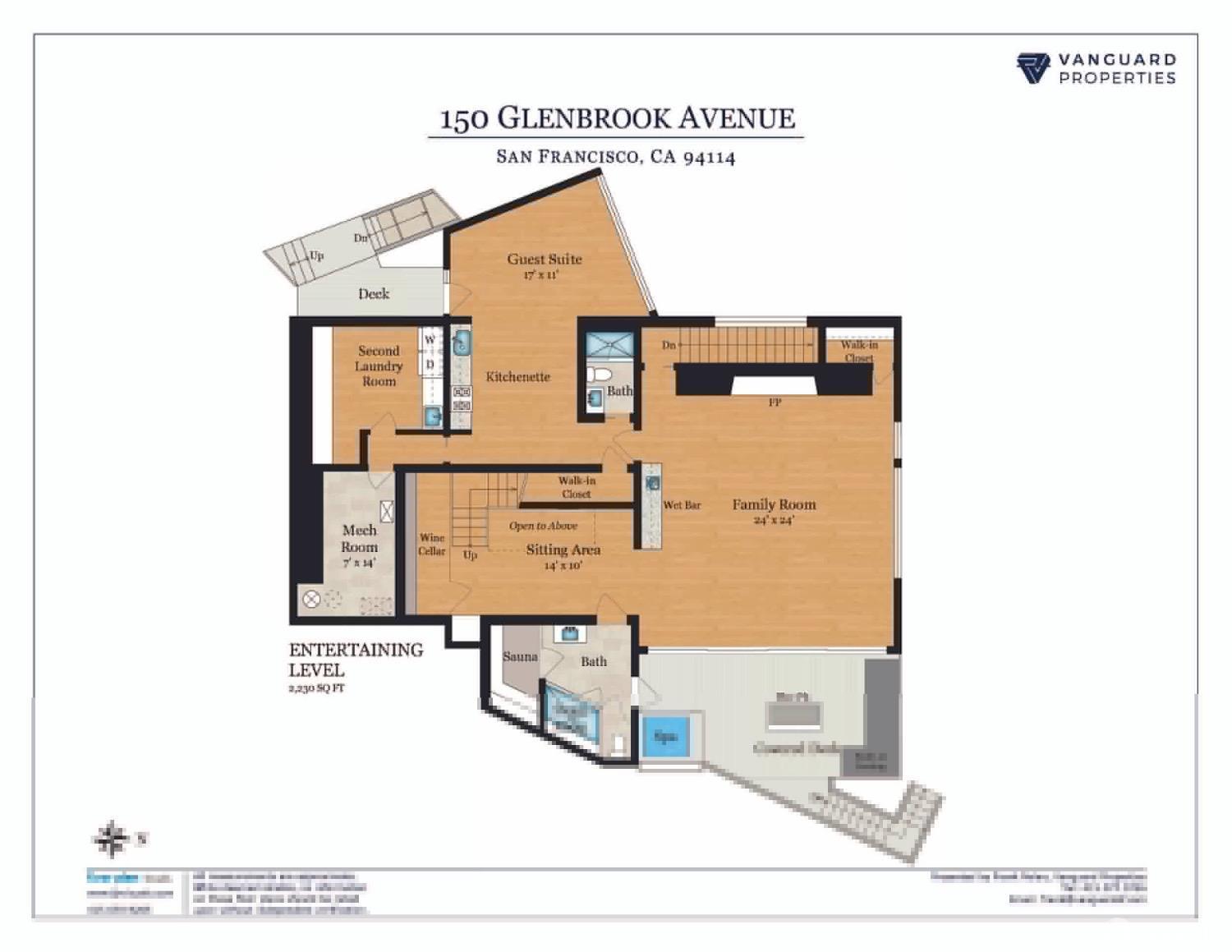 Detail Gallery Image 49 of 52 For 150 Glenbrook Ave, San Francisco,  CA 94114 - 6 Beds | 6/2 Baths