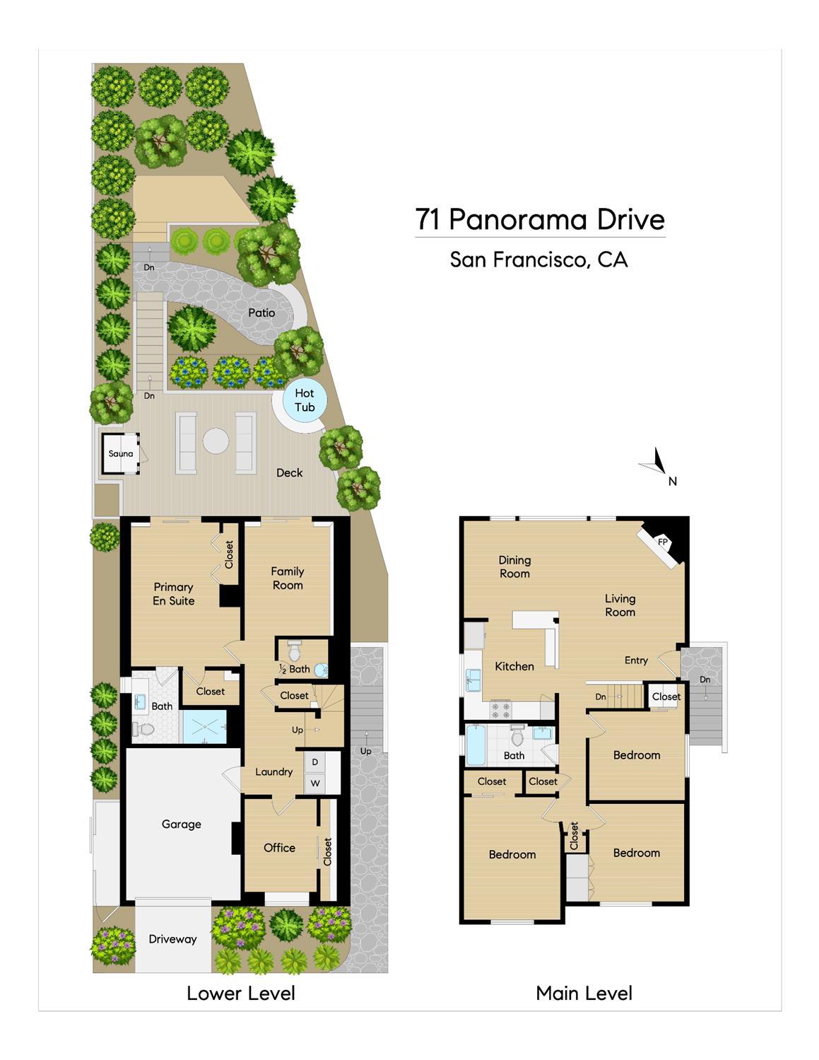 Detail Gallery Image 41 of 41 For 71 Panorama Dr, San Francisco,  CA 94131 - 4 Beds | 2/1 Baths