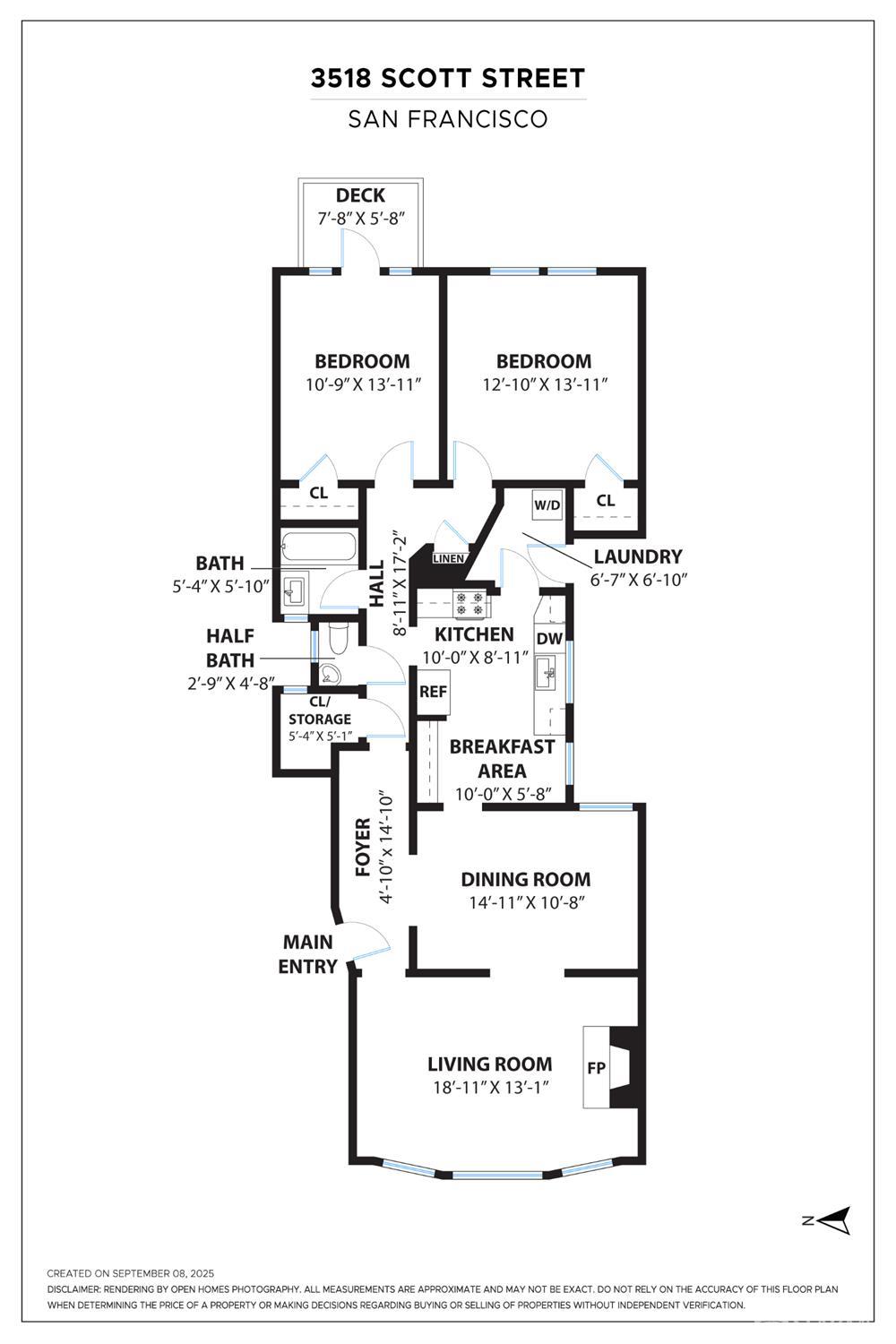 Detail Gallery Image 29 of 30 For 3518 Scott St, San Francisco,  CA 94123 - 2 Beds | 1 Baths