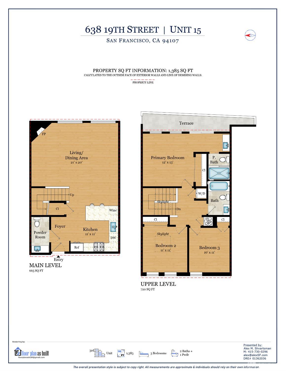 Detail Gallery Image 68 of 68 For 638 19th St #15,  San Francisco,  CA 94107 - 3 Beds | 2/1 Baths