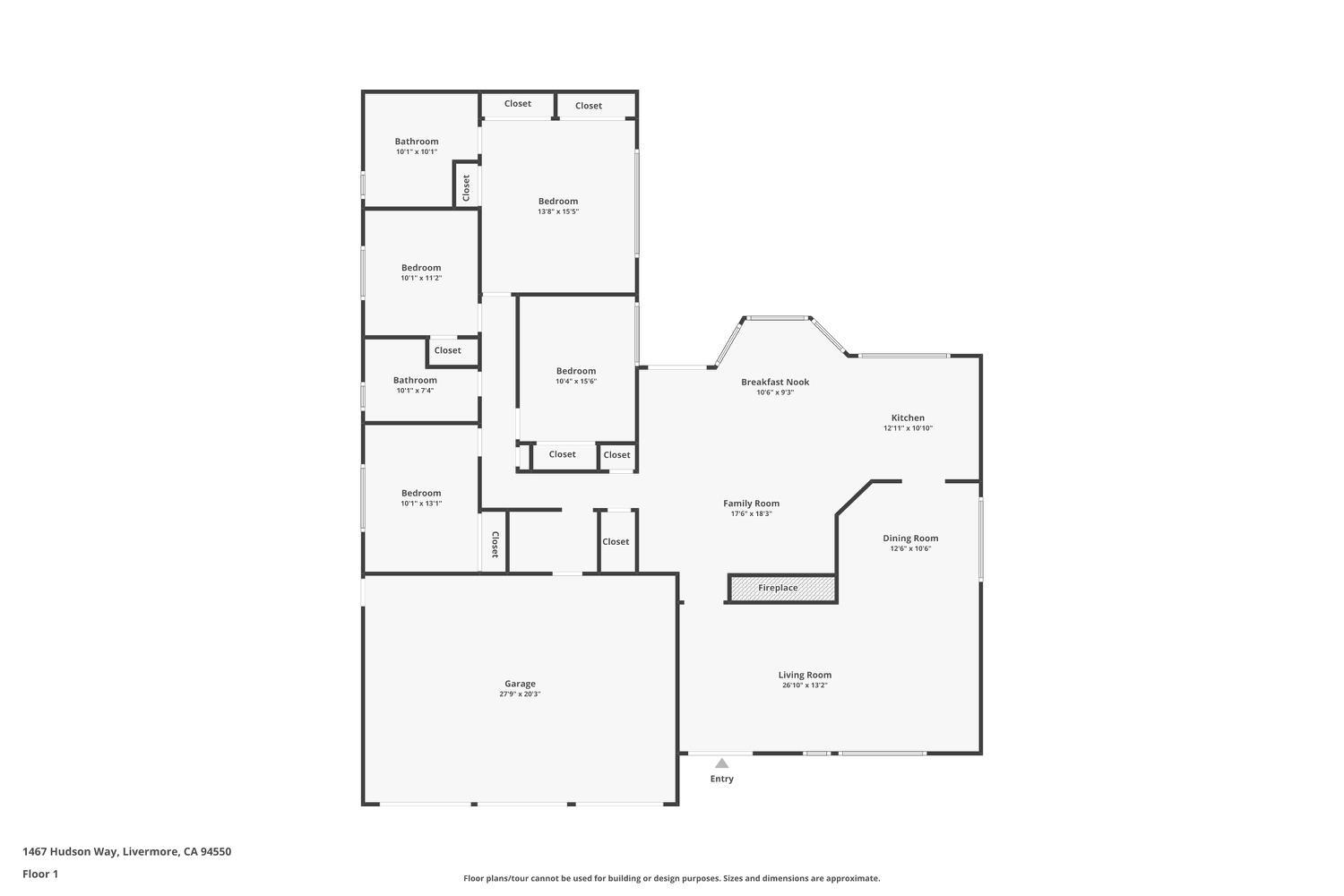 Detail Gallery Image 37 of 37 For 1467 Hudson Way, Livermore,  CA 94550 - 4 Beds | 2 Baths