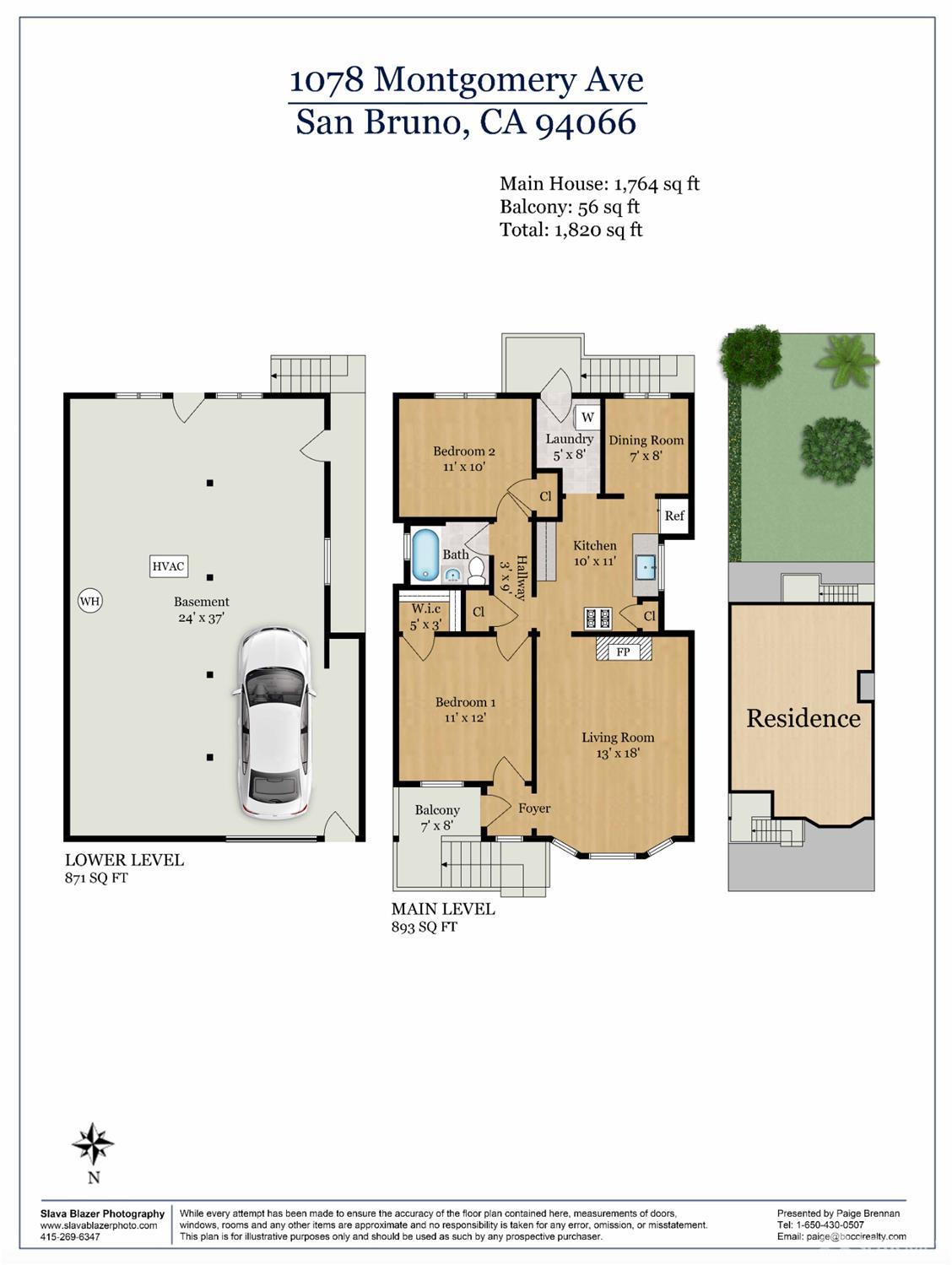 Detail Gallery Image 12 of 12 For 1078 Montgomery Ave, San Bruno,  CA 94066 - 2 Beds | 1 Baths