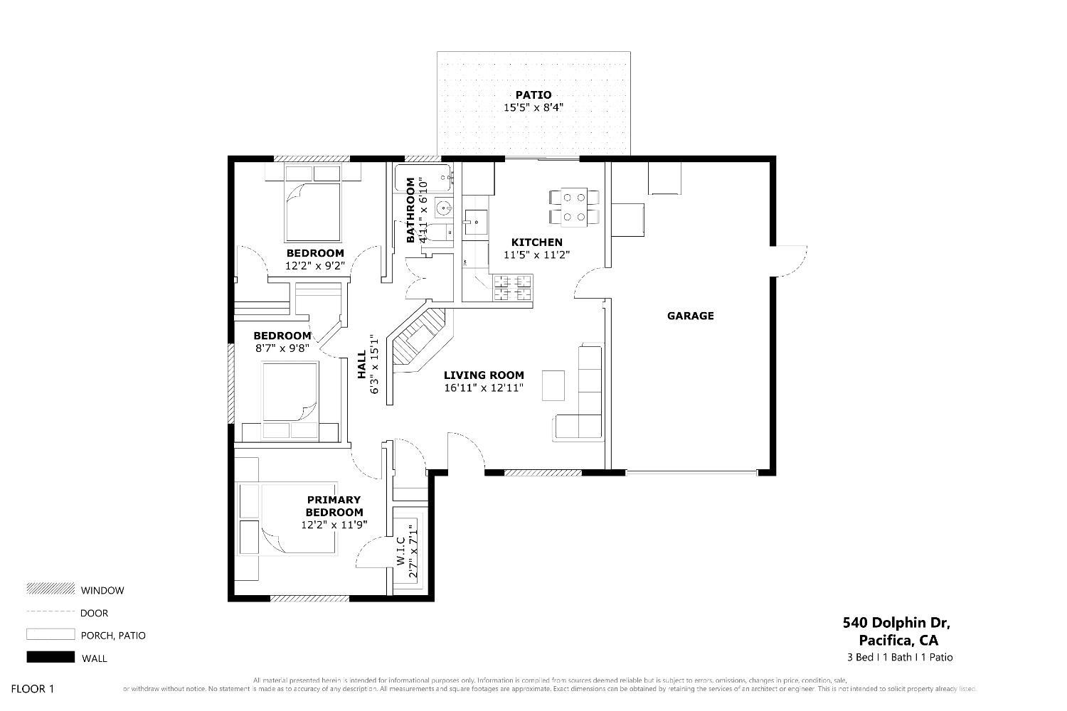Detail Gallery Image 21 of 22 For 540 Dolphin Dr, Pacifica,  CA 94044 - 3 Beds | 1 Baths