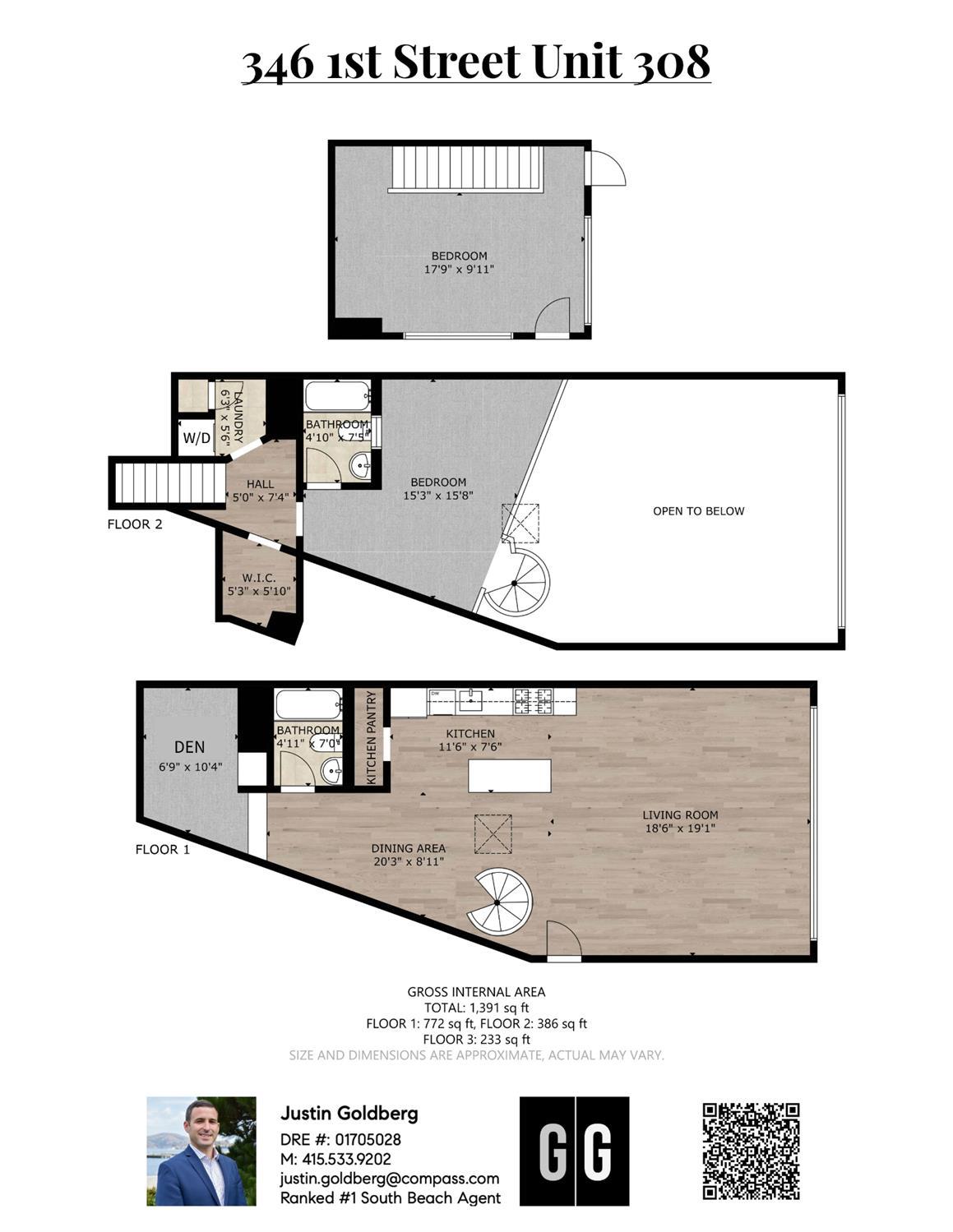 Detail Gallery Image 43 of 43 For 346 1st St #308,  San Francisco,  CA 94105 - 2 Beds | 2 Baths