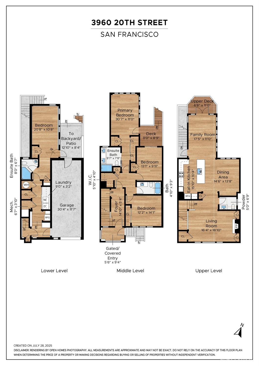 Detail Gallery Image 39 of 39 For 3960 20th St, San Francisco,  CA 94114 - 4 Beds | 3/1 Baths