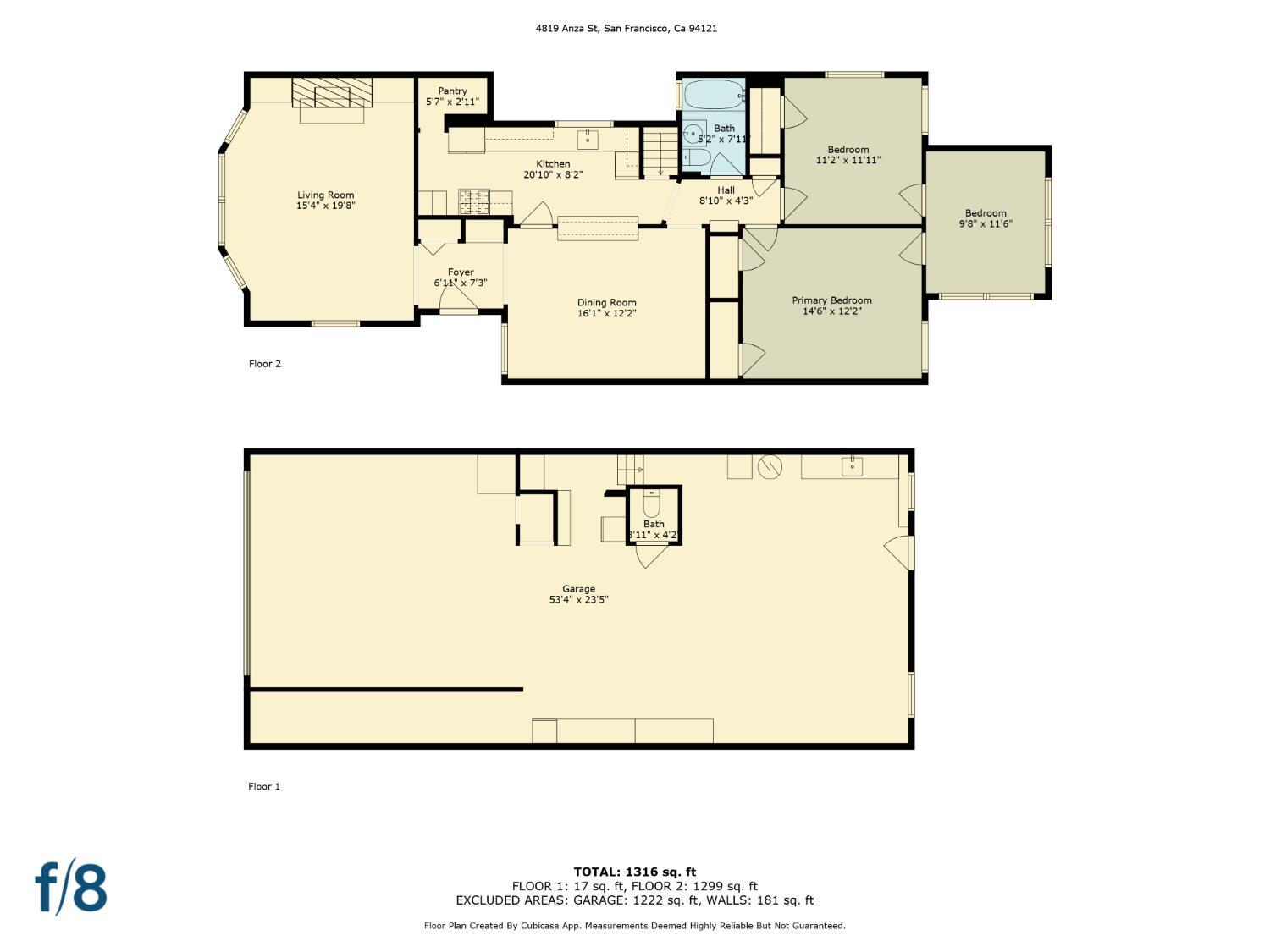 Detail Gallery Image 2 of 37 For 4819 Anza St, San Francisco,  CA 94121 - 3 Beds | 1/1 Baths